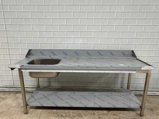 Silco - Table d’alimentation en acier inoxydable - Inutilisée