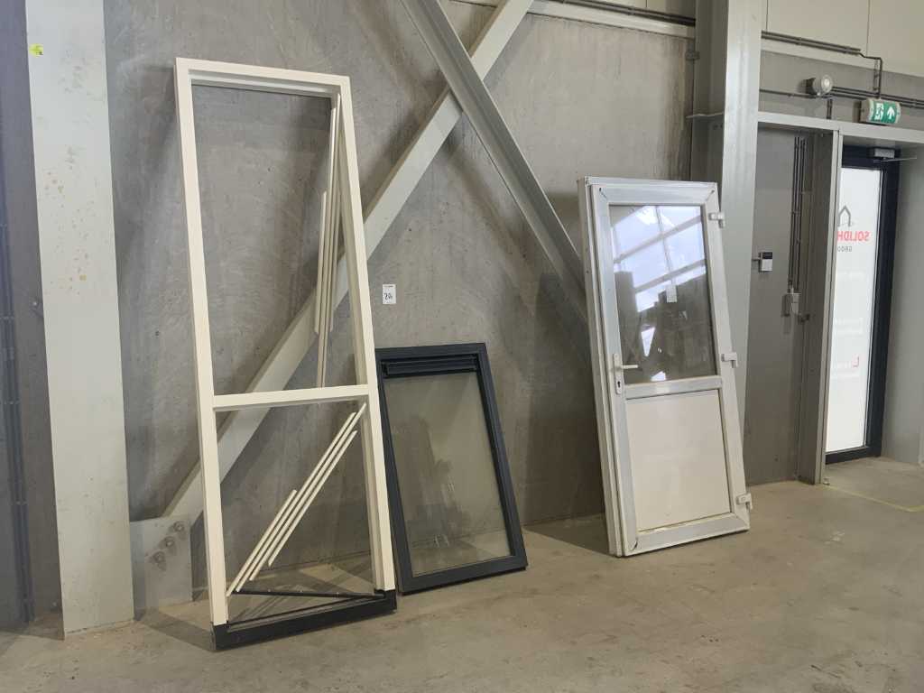 Window frames and 1 door (2x)