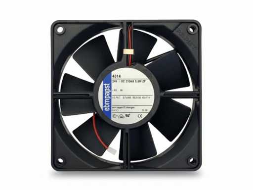 EBM Papst à ventilateur axial DC modèle 24V carré - 4314