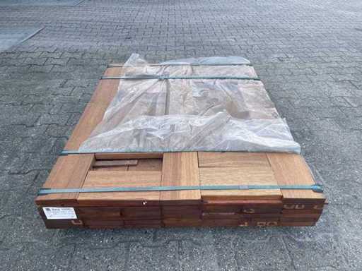 Guyana Teak Planks Planed 1000x145x25mm (38x)