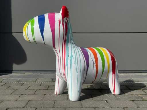 Cartoon Dog White Trash H73cm