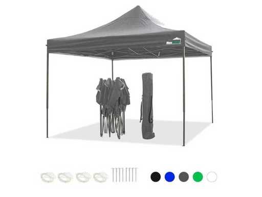 MaxxGarden 20102 Partytent Easy-up 3x3m antraciet