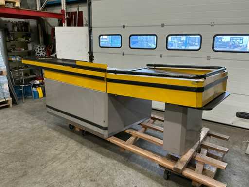 Cash register equipment / conveyor belt