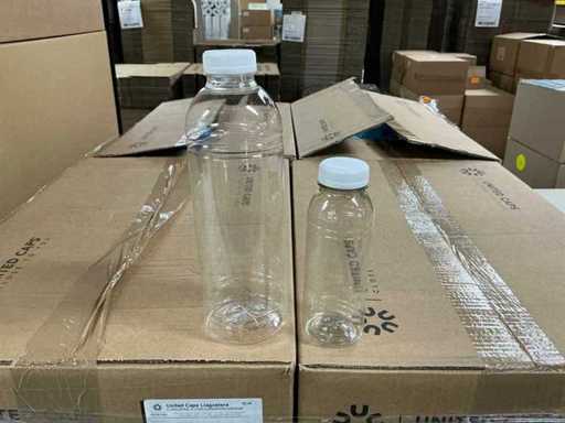 Lot de sticle 330cc 50% fun / RPET sticle 500cc + capace (3715x)