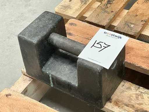 Greutatea blocului (20 de kilograme) (3x)