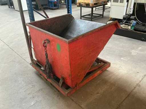 Afval kipcontainer