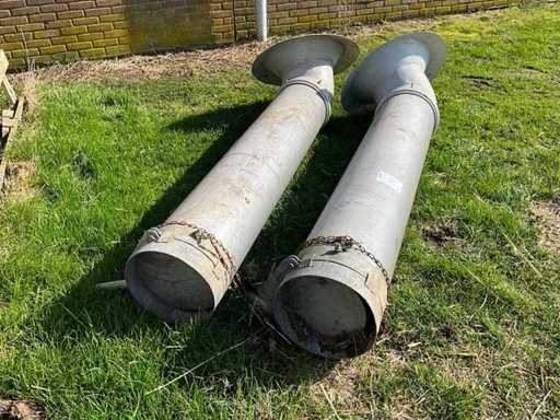 Zbożowy wysyp silosu