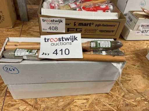 24-fache Spitzbürsten zum Schutz des Holzes