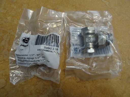 Rücklaufventil 1/2" geneigt (40x)