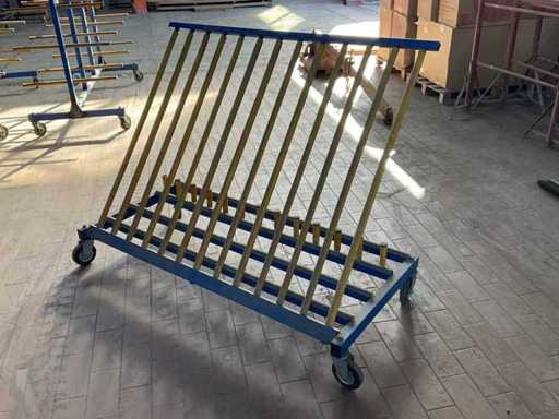 Profile transport trolley