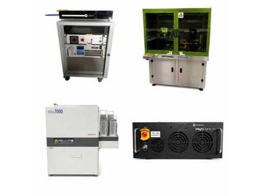 High-tech laboratory equipment, scientific instruments and laser systems