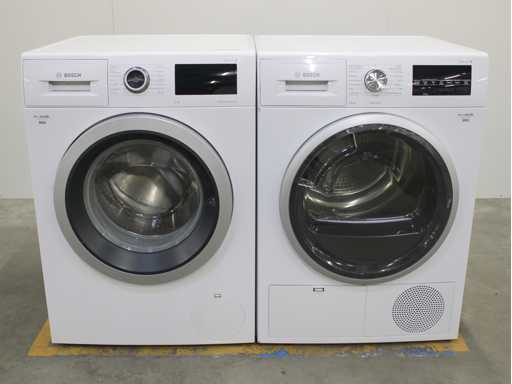 Serie Bosch|6 Lavatrice EcoSlence Drive & Serie Bosch|6 Asciugatrice Esclusiva