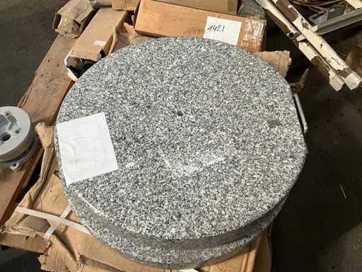 Parasolvoet graniet grijs