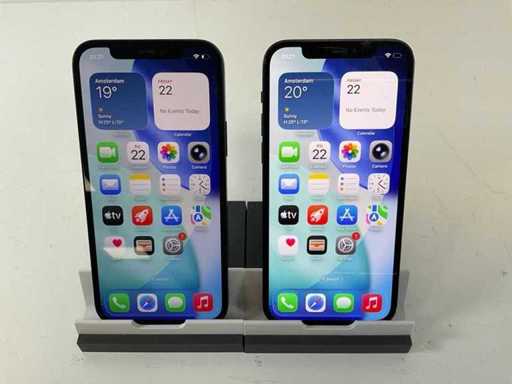 Apple iPhone 12 - 64 GB - Black (2x)