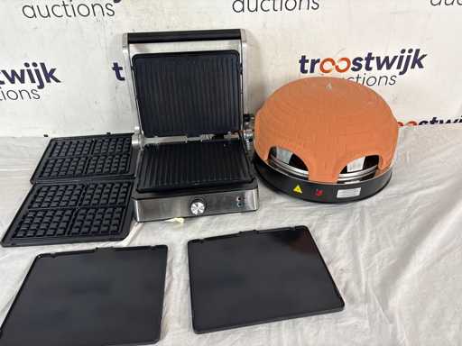 Emerio Pizzarette Original – 6-person | Pierre Contact Grill PCG5000Multi