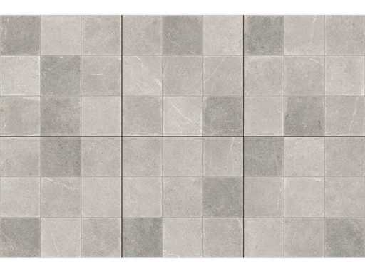 Carrelage de sol 46,08 m2 Crea Grey antidérapant 60x60 cm