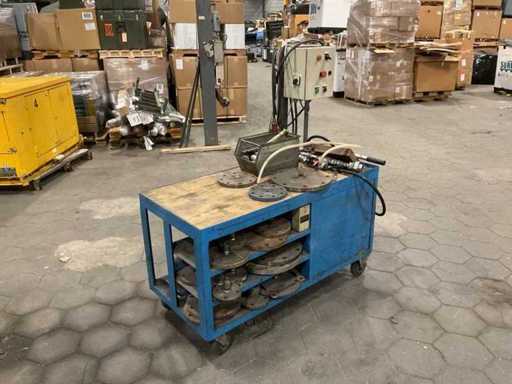 Water pump test bench