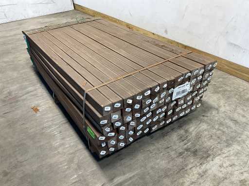 Azobé in legno duro pialla a pila appuntita 180x6,5x6,5 cm (42x)