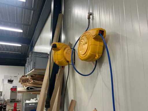 Bębenek do węża powietrznego Vertland i kołowrotka kabla przedłużającego