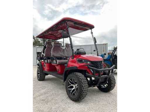 SDLOOL GC42S 4+2 cărucior de golf off-road Cartuș roșu