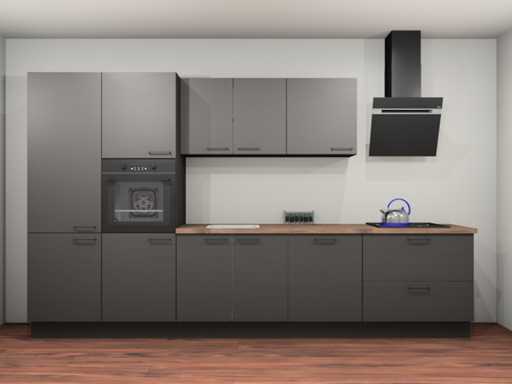 Häcker TopSoft graphite mat Straight Kitchen