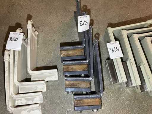 Zestaw segmentów frezowania wałów