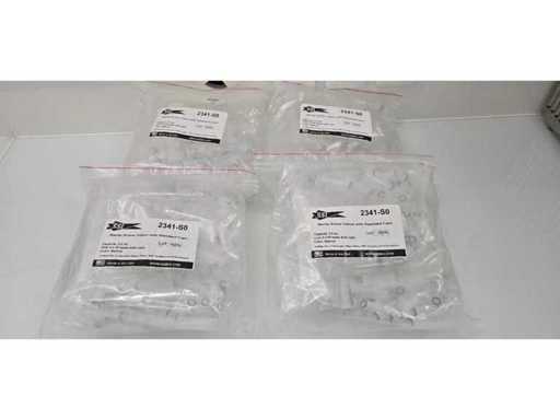 SSI - SSI-2341-SO - Standaard doorschijnende dop steriele microbuisjes 2 mL (4x)