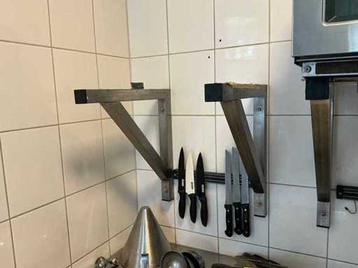 Various stainless steel wall brackets