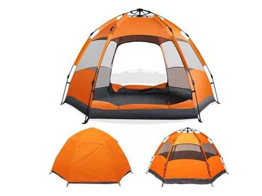 Tente à ressorts à une couche