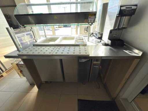 AFINOX MUR CONDITIONING Buffetvitrine (2 stuks)