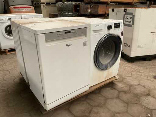Waschmaschine und Geschirrspüler (4x)