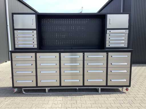 Field Industries Armoire d’atelier en acier inoxydable