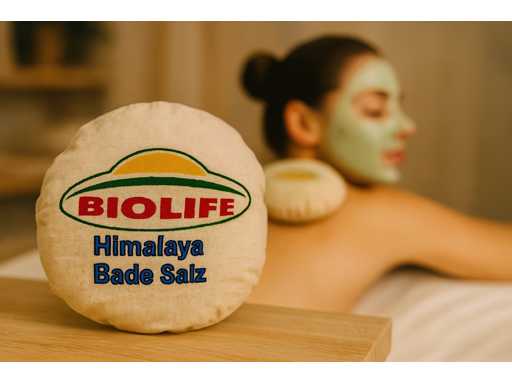 *NOU* Pernă cu sare de baie Biolife Himalayan, Wellness, Relaxare, Spa (1000 de unități)