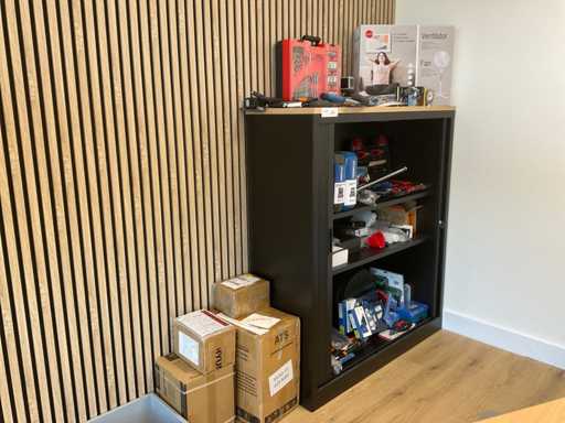 Cabinet with hand tools