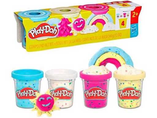 Plastica da modellare 4-confezione di coriandoli (12x)
