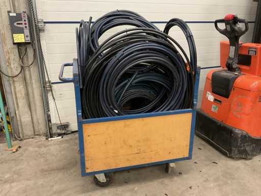 Chariot de transport avec couvercle (y compris le contenu)