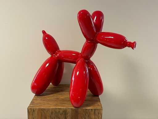 Ballonhond Rood / Balloondog Red H50cm
