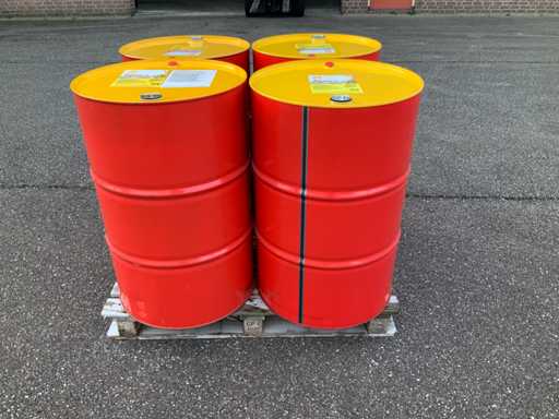 Fusti dell'olio Shell 4x