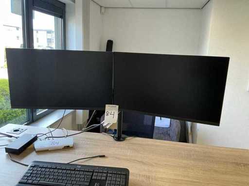 2021 Dell P2422H Monitor 24” (2x)