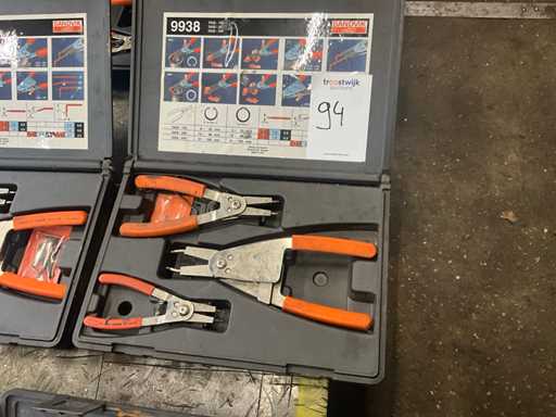 Sandvik 9938 Circlip Pliers Set (3x)