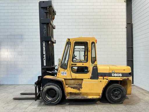 Daewoo - D80S-2 - 4,98M duplex - Chariot élévateur