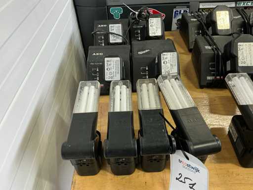 AEG/Milwaukee 71364 Winning PL Option Battery Lamps (4x)