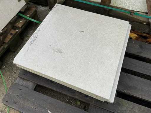 Ceramiczne płytki ogrodowe (8x)