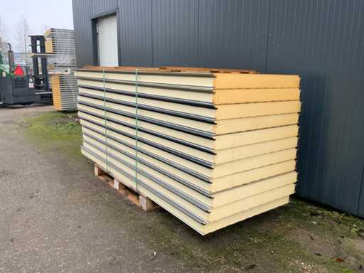 SAB-Profil - WB100.1000 Wand-Sandwich-Paneele (11x) 27,5 m²