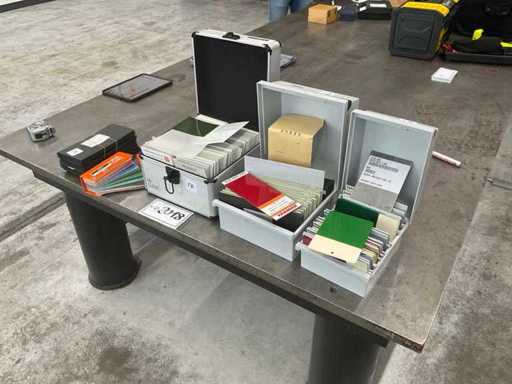 Assortment of colour samples