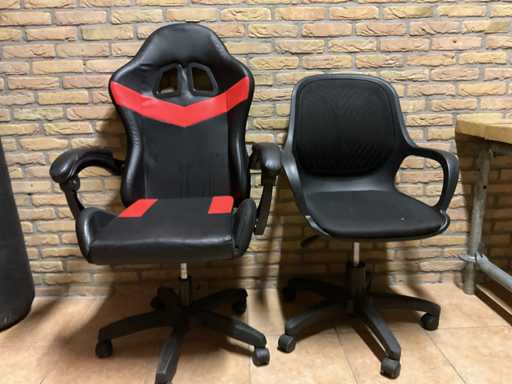 Chaise de jeu et chaise de bureau