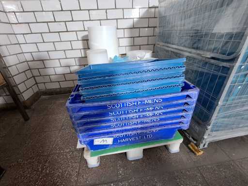   Lots of boxes + buckets