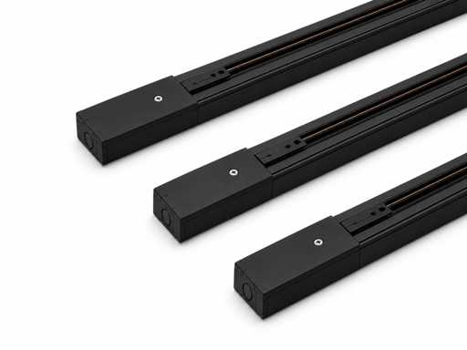 10 x Railverlichting Track – 1 Fase – 1 Meter – Zwart - LIGHTING TRACK