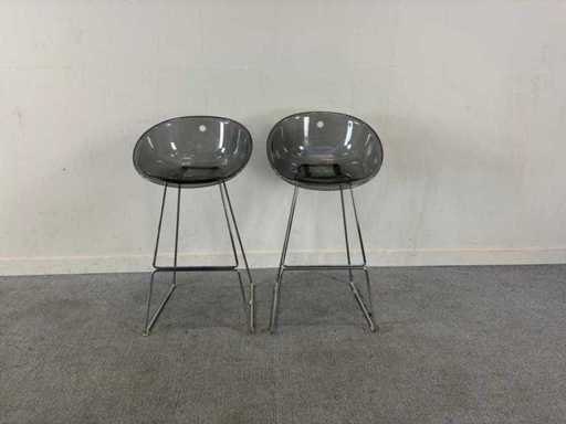 Kuip-barkrukken - Barstools (2x)