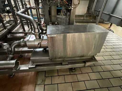 Jung Process Systems Hyghspin 90 Edelstahl-Kontaktteile-Doppelschraubenpumpe 